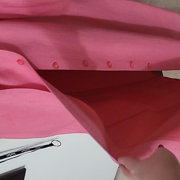 Style & Co -Woman's Size 6 Pink Dress - 100% Linen w/ 100% Acetate inner lining - Picture 7 of 9